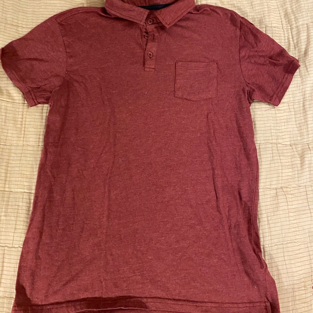 Maroon men’s polo